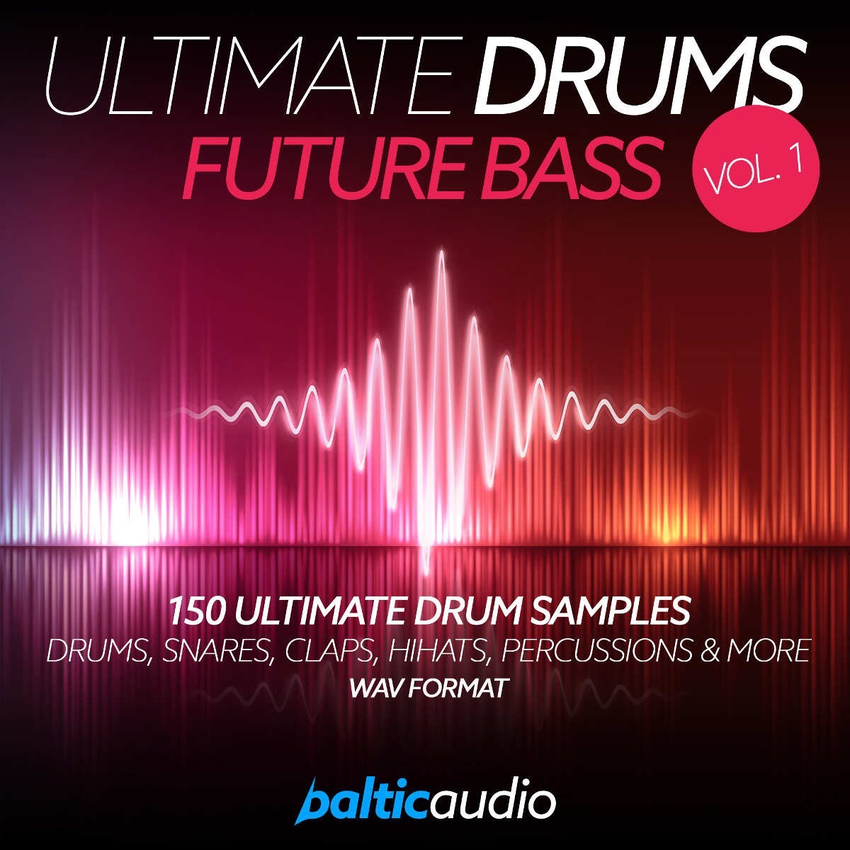 Baltic Audio - Ultimate Drums Vol 1: Future Bass Sample Packs Software GUI Artwork